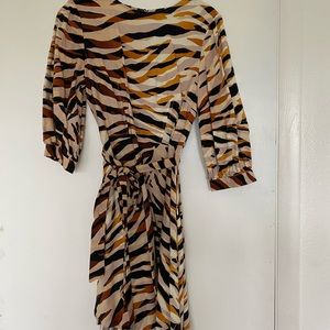 Who What Wear short cheetah dress size small
